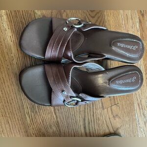 St. John’s Bay Brown Leather Sandals